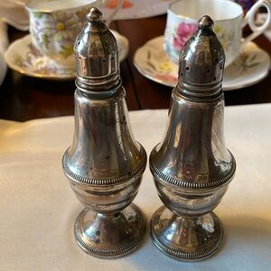 Vintage Duchin Creation weighted sterling silver salt and pepper shaker set